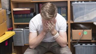 Dark-Hued Officer In Uniform Charles King Nails Super-cute Guy's Butthole For Stealing Porn - Young Perps