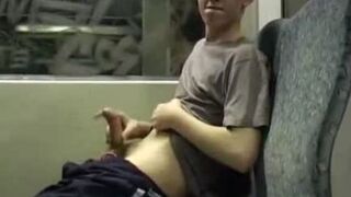 my boyfriend filmed me on the educate when I milked