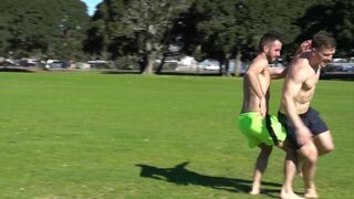 Hector, Deacon & Asher: nude - rump fun