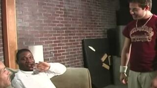 Endowed non-pro Milky man receives group-fucked By Blacks