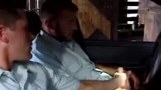 2 Heterosexual Cops fapping