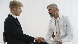 Furry Boy Priest Bill Farnsworth Dominates And Breeds Youngster Altar Boy Jace Madden - Missionary Studs