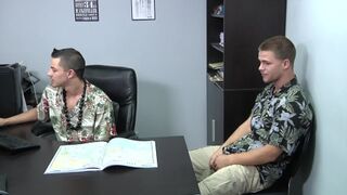 Wrong Destination - Ethan Slade and Jimmy Johnson asshole Hook up