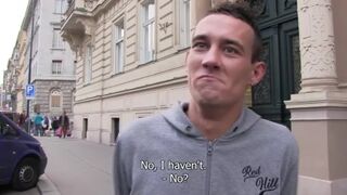 A youthfull non-pro fellow gargles ten-Pounder