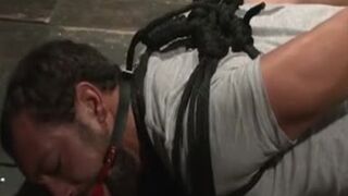 Dungeon taskmaster bonks servant dude