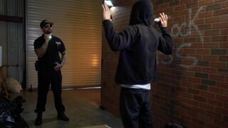 BROMO - Jordan Levine among Zane Anders hand job public orgy