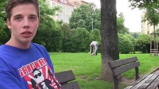 Czech Hunter: Angelic Allurement in the Park