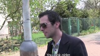 Czech Hunter: Underneath a Sopping Tree with 2 Lovelies