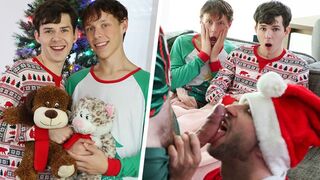 BFFS Dakota And Danny Remain On The Bed On Christmas Eve Hoping To Witness Santa &Their Gifts Tonight