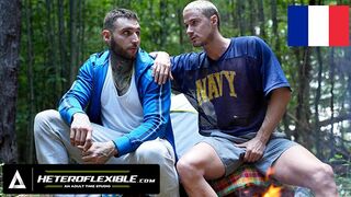 HETEROFLEXIBLE - Nosey Str8 Wolves Skyy Knox & Tony D'Angelo Penetrate In The Forest - FRENCH SUBTITLES
