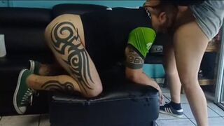 Visiting my counterpart to her Thehino