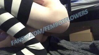 Femboy fights to take roomies bone and get creampied (total video + aftermath on fansly)