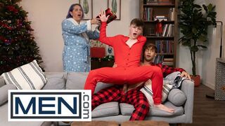 FELLOWS - Dom King Plays Movie Games On Christmas Morning While Jake Preston Sneakily Bj's His Salami