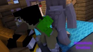 Our Secret School Pub / Minecraft Homosexual Pornography