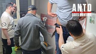 I Persuade This Fantastic Hetero Married Plumber to Attempt His First-ever Deep throat by a Dude and He Let's Me