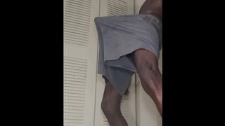 Super-hot uber-sexy dude conversing filthy I want to nail your taut moist cunt until you spunk all on my giant stiff bone