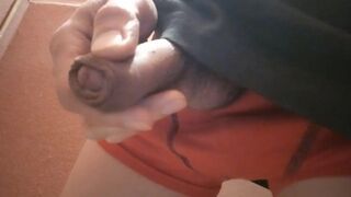 Close-ups of a homo twunk's meatpipe urinating at home with different undergarments