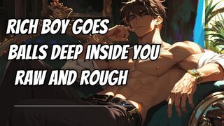 I'm nut sack deep inwards you and you want to fellate my man sausage? Wow, that's rude | Glamour Masculine Audio