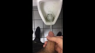 Monstrous Ambidextrous Pipe Urinating (Rock hard & Sensitized)