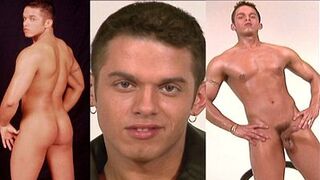 MUSCLE MODEL SABASTIAN Gets Stripped and Rock hard