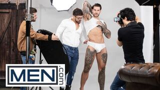 GUYS - Dann Grey Observes Papi Kocic Posing For A Photoshoot And Wonders What His Manhood Would Sense Like