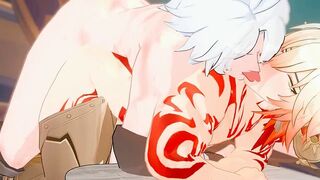 Phainon x Mydei phaidei ファイモス - Honkai Starlet Ride Yaoi