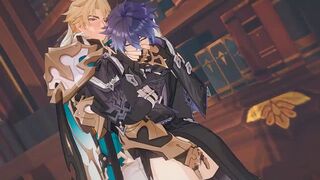 Varka x Flins - Genshin Influence Yaoi Anime porn Toon