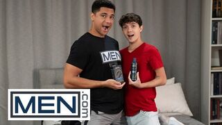 FOLKS - Andre Stone And Sam Ledger Attempt Out A Fresh Shaft Ring In Without a condom Doggy style Style