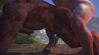 Monstrous Muscle Dude Humps Grok Rigid! Minotaur Blows A Geyser A Bucket Full / (Gay Hairy) / Horny Life Furries