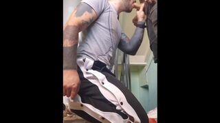 Russian extreme pulverize-festival in the entrance