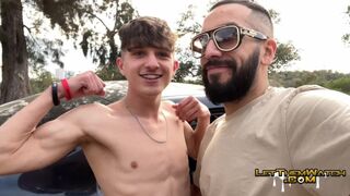 LetThemWatch Twink Moist Public Deep-Mouth & Pulverize Juven Almost Caught !