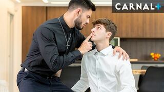 Dex Devall asshole licked and poked by priest Nico Zetta