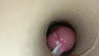 The Fellow So Wild With His Giant Trunk Resumes Banging And Blows a load Inwards The Fuck hole Close Up.Part2