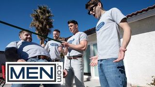FOLKS - Joey Mills Stashes With Arno Antino For A Suck off Before Getting Boned Against The Windows