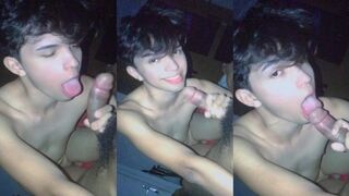 Gorgeous Youngster Inhaling Father - Teaser