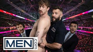 STUDS - Hayden Harding Catches Streaker Evan Jordie And Gets Smashed Stiff Against The Wall
