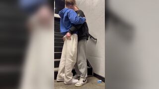 Mature Gay: Stairwell Quickie - Kylerstone