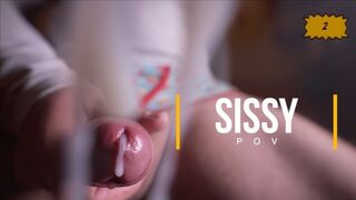 Sissy point of view pop-shot