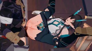 Dan Suspended x Blade - Honkai Starlet Ride