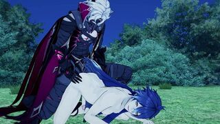 Rerir x Flins - Genshin Influence Yaoi Manga porn r34