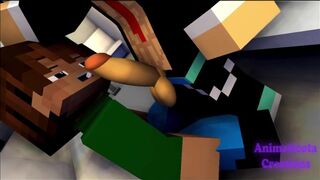 A Jiggly Beef whistle In Metro - Minecraft Homosexual Orgy