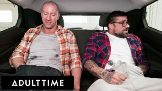 ADULT TIME - Pals Alex & Webcam Crawford Fix Truck Then Masturbate Off In The Backseat Before Road Journey