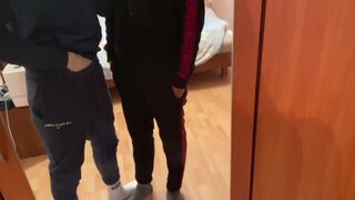 Russian fellows in sportswear